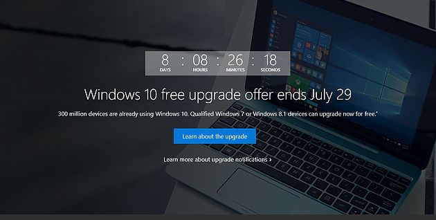 You are currently viewing Free Upgrade to Microsoft Windows 10 Ends July 29th